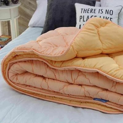Теплое двуспальное одеяло 175х210 см. с качественным наполнителем холлофайбер, производитель ОДА