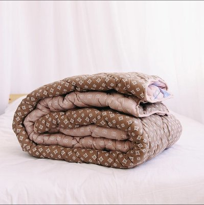 Одеяло LOUIS VUITTON полуторное зимнее односпальное 150х210 см наполнитель качественный холлофайбер